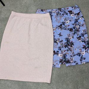 FLAWED Skirt Bundle St. John and J. Crew Size 8